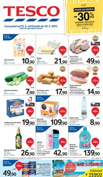 aktuální leták Tesco 13.5.2015-19.5.2015