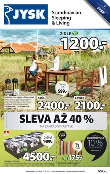 aktuální leták Jysk 14.5.2015-27.5.2015