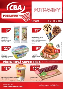 aktuální leták CBA 3.6.2015-14.6.2015