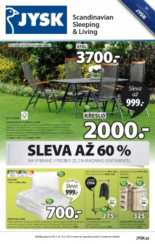 aktuální leták Jysk 28.5.2015-10.6.2015