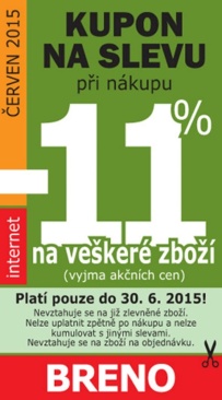 aktuální leták Breno koberce 1.6.2015-30.6.2015