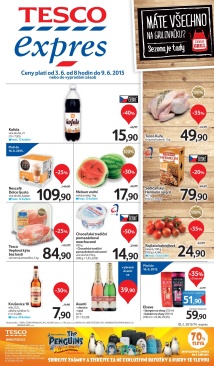 aktuální leták Tesco 3.6.2015-9.6.2015