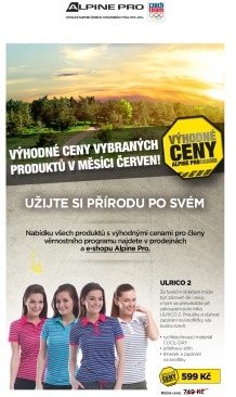 aktuální leták ALPINE PRO 1.6.2015-30.6.2015