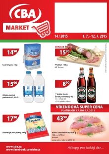 aktuální leták CBA 1.7.2015-12.7.2015