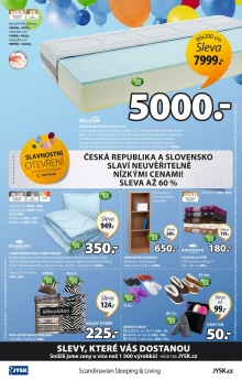 aktuální leták Jysk 25.6.2015-8.7.2015