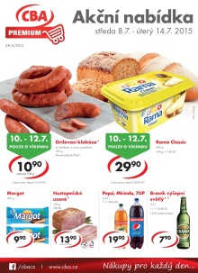 aktuální leták CBA 8.7.2015-14.7.2015