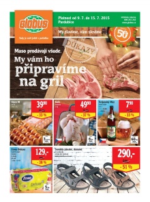 aktuální leták Globus 9.7.2015-15.7.2015