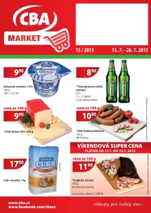 aktuální leták CBA 15.7.2015-26.7.2015
