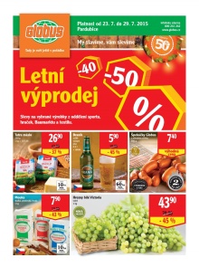 aktuální leták Globus 23.7.2015-29.7.2015