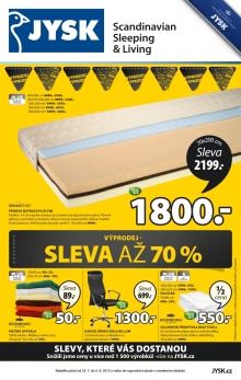 aktuální leták Jysk 23.7.2015-5.8.2015