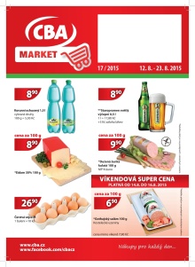 aktuální leták CBA 12.8.2015-23.8.2015