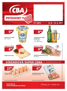 aktuální leták CBA 12.8.2015-23.8.2015