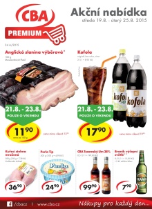 aktuální leták CBA 19.8.2015-25.8.2015
