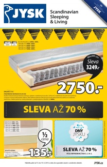 aktuální leták Jysk 13.8.2015-19.8.2015
