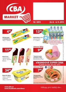 aktuální leták CBA 26.8.2015-6.9.2015