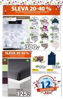 aktuální leták Jysk 27.8.2015-9.9.2015