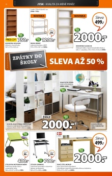 aktuální leták Jysk 27.8.2015-9.9.2015