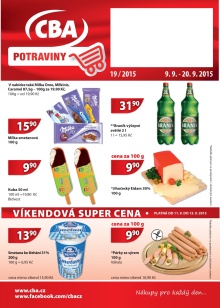 aktuální leták CBA 9.9.2015-20.9.2015