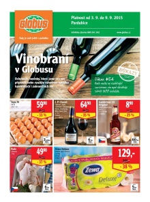 aktuální leták Globus 3.9.2015-9.9.2015