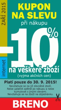 aktuální leták Breno koberce 1.9.2015-30.9.2015