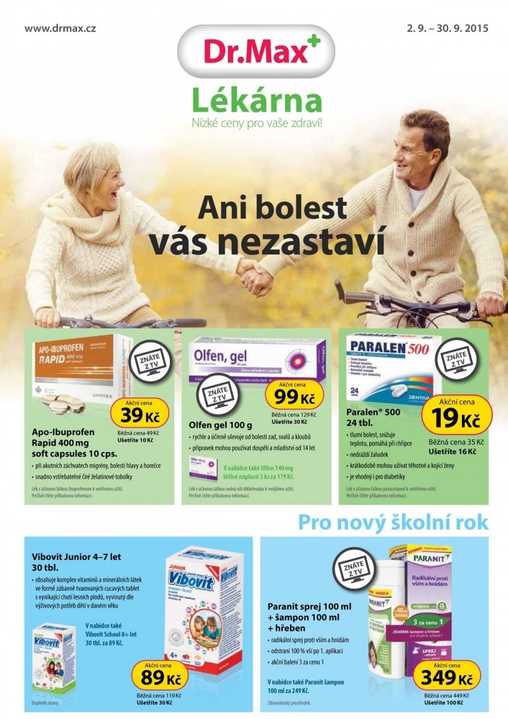 drmax lékárna leták Dr. Max strana 1