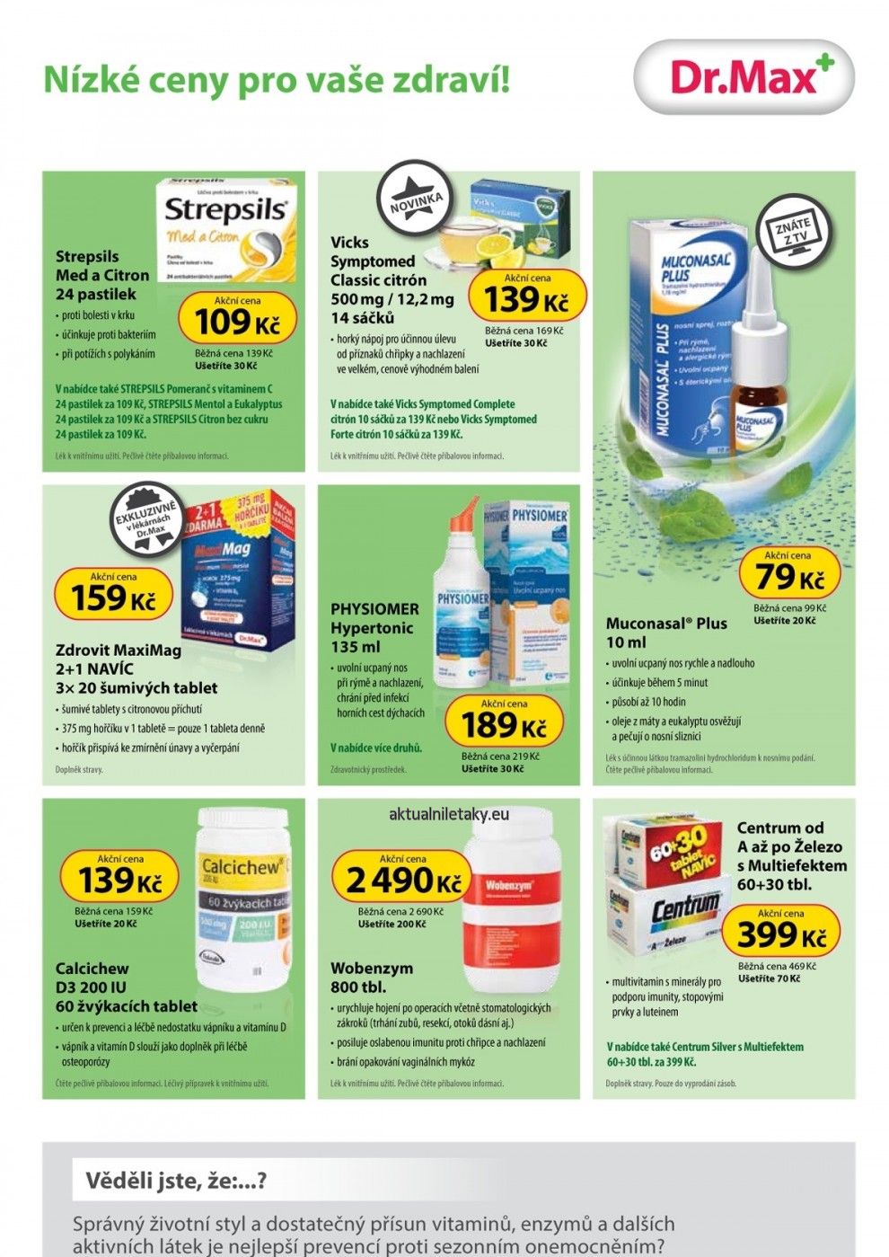 drmax lékárna leták Dr. Max strana 3