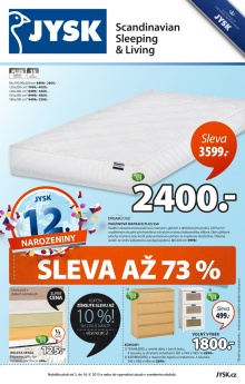 aktuální leták Jysk 3.9.2015-16.9.2015