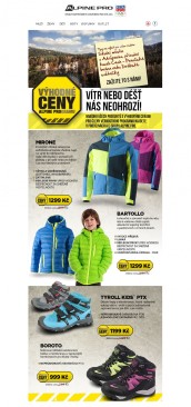 aktuální leták ALPINE PRO 1.9.2015-30.9.2015