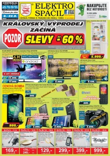 aktuální leták Elektro Spáčil 9.9.2015-22.9.2015
