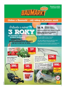 aktuální leták Globus 10.9.2015-16.9.2015