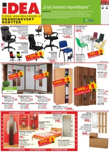 aktuální leták IDEA nábytek 15.9.2015-30.9.2015