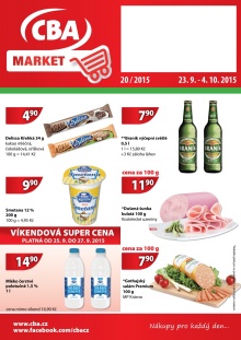 aktuální leták CBA 23.9.2015-4.10.2015