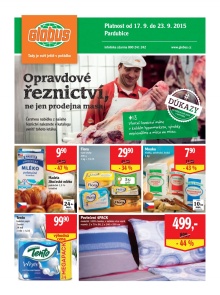 aktuální leták Globus 17.9.2015-23.9.2015
