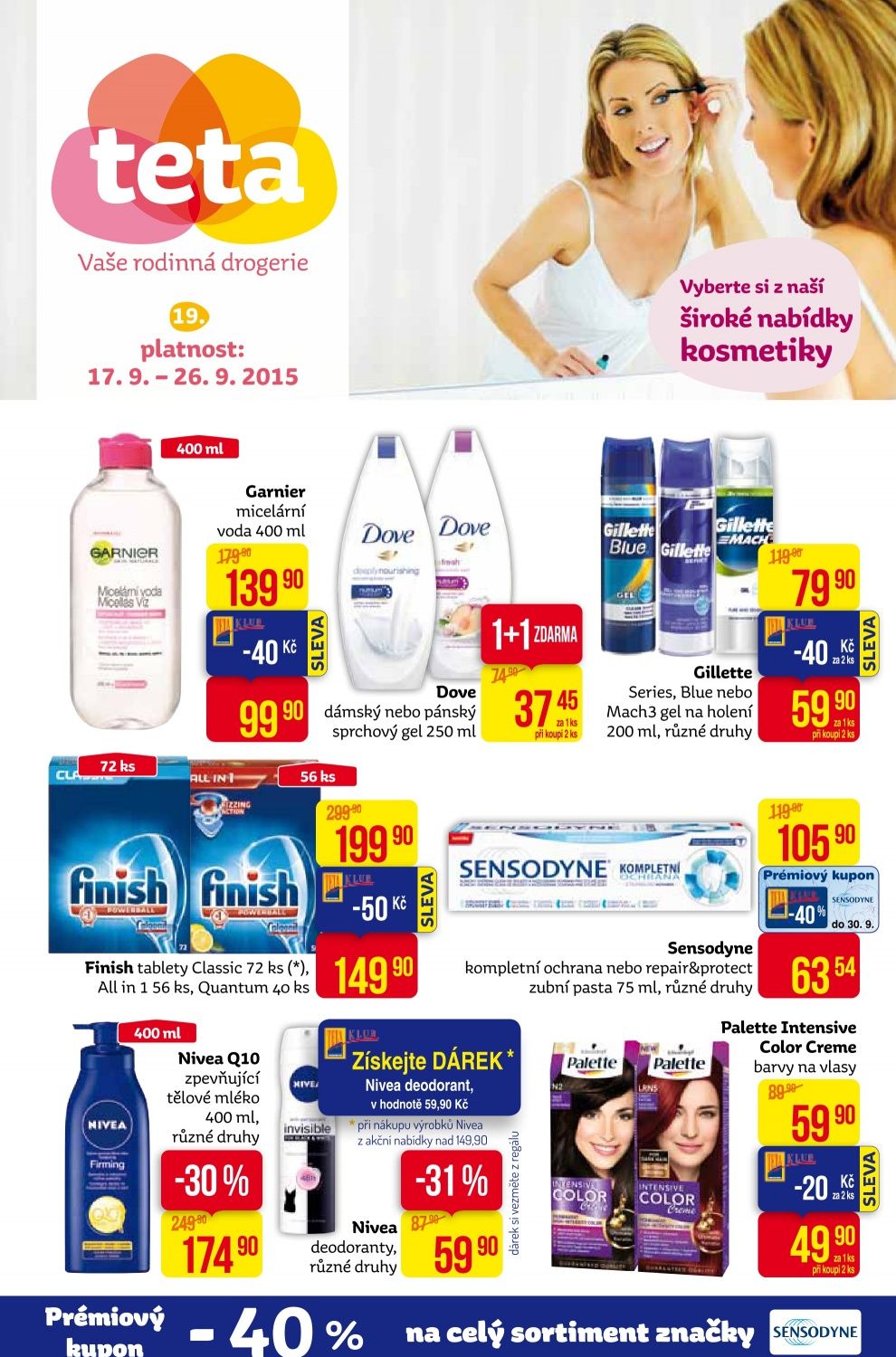 Teta drogerie leták - pro nové prodejny od 17.9. Teta drogerie strana 1