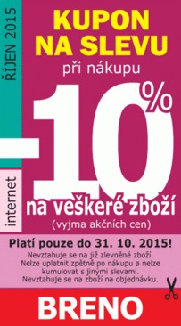 aktuální leták Breno koberce 1.10.2015-31.10.2015