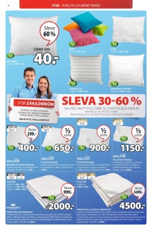 aktuální leták Jysk 1.10.2015-7.10.2015