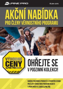 aktuální leták ALPINE PRO 1.10.2015-31.10.2015