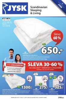 aktuální leták Jysk 22.10.2015-4.11.2015