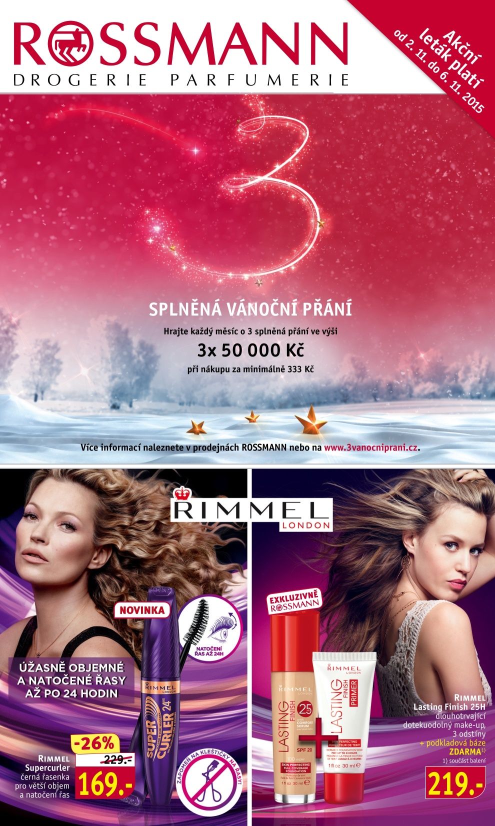 nový akční leták drogerie ROSSMANN ROSSMANN drogerie strana 1