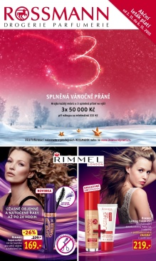 nový akční leták drogerie ROSSMANN strana 1