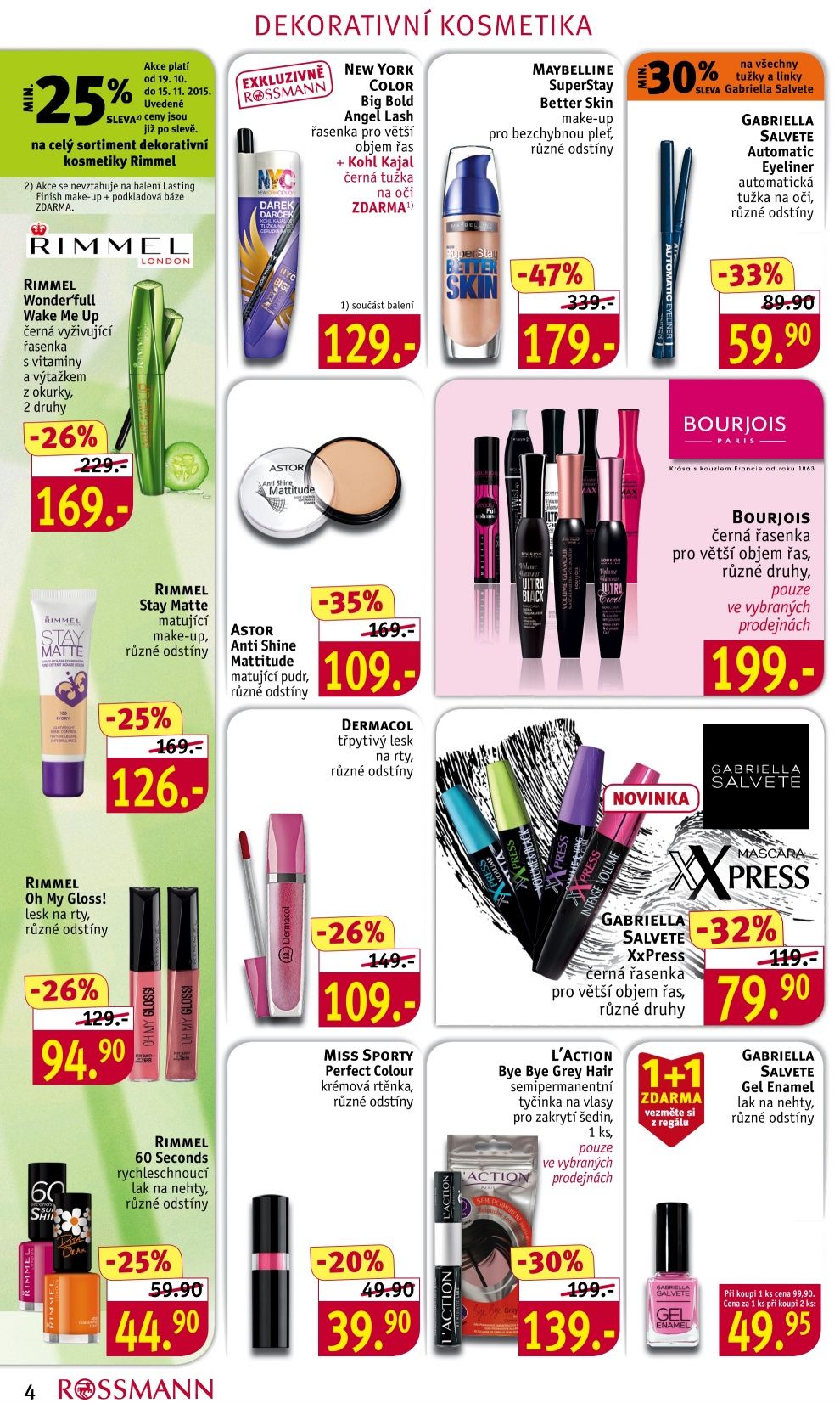 nový akční leták drogerie ROSSMANN ROSSMANN drogerie strana 4