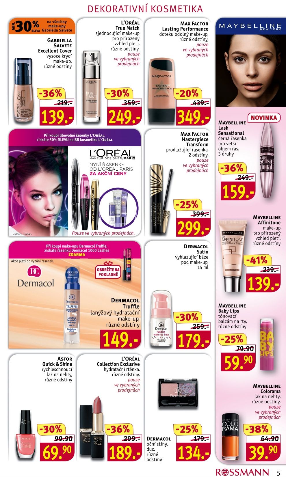 nový akční leták drogerie ROSSMANN ROSSMANN drogerie strana 5
