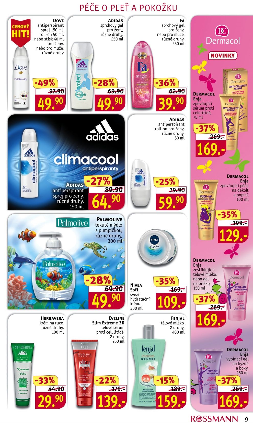 nový akční leták drogerie ROSSMANN ROSSMANN drogerie strana 9