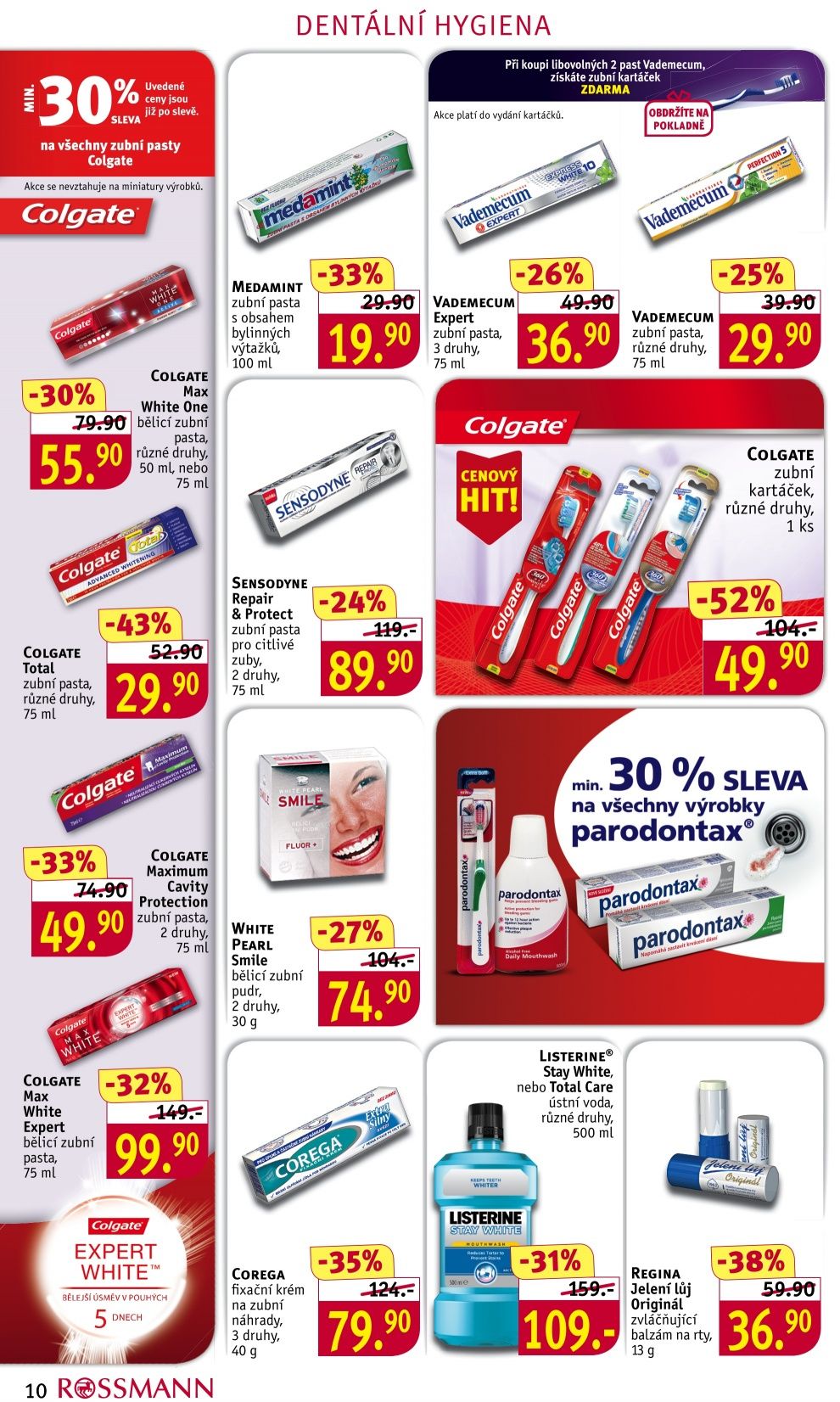 nový akční leták drogerie ROSSMANN ROSSMANN drogerie strana 10