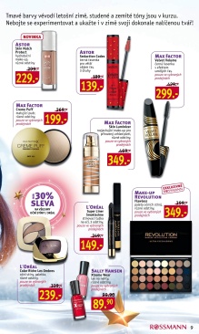 aktuální leták ROSSMANN drogerie 9.11.2015-20.11.2015
