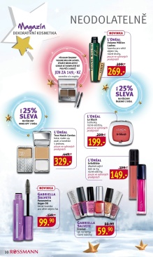 aktuální leták ROSSMANN drogerie 9.11.2015-20.11.2015