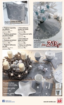 aktuální leták Kik textil 11.11.2015-30.11.2015