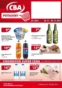 aktuální leták CBA 18.11.2015-29.11.2015