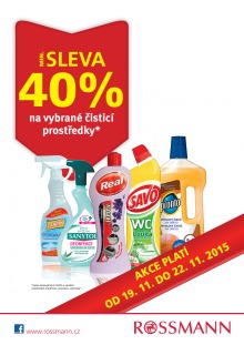 aktuální leták ROSSMANN drogerie 19.11.2015-22.11.2015