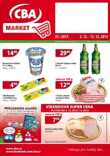 aktuální leták CBA 2.12.2015-13.12.2015